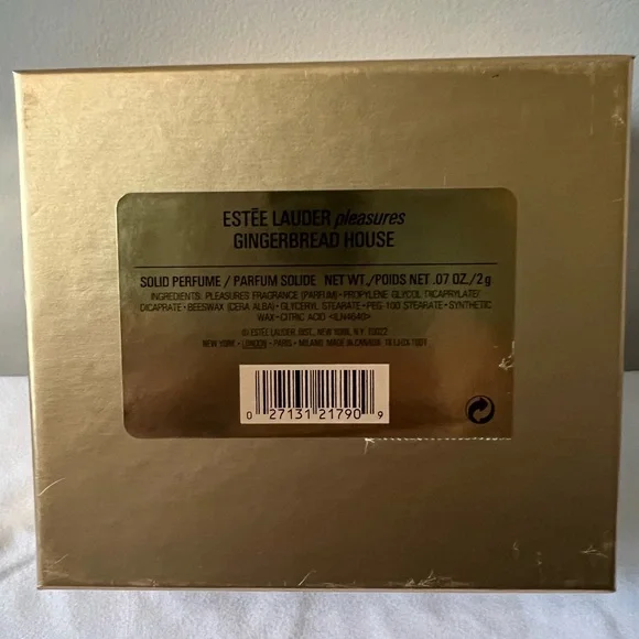 ESTEE LAUDER pleasures solid perfume GINGERBREAD HOUSE - Picture 11 of 11
